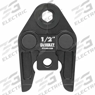 DEWALT Press Jaws: 1/2 in Pipe, Copper/Stainless Steel, For Professional-Grade Press - Jaws & Rings for Standard & Extended Press Tools