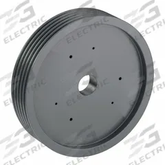 APPROVED VENDOR V-Belt Pulley: B184, 5 Groove, 18.75 in OD, Bushed Bore, SF, Quick Detachable (MPN 5B184SF). Key specifications — attr1318293: B184; attr1318301: 18.4 in (5L, B); attr1318291: 5L, B, or BX.
