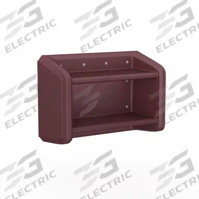 CORTECH Shelf/Step: Burgundy, 24 in Overall Ht, 35 in Overall Wd, 15 in Overall Dp - Wall-Mounted Shelves