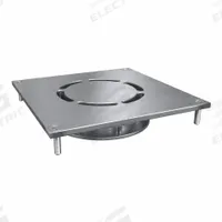 BESTCARE Grate: Square, Stainless Steel, Satin, 3/4 in Overall Ht (MPN WHDG-5SQ-ZURN). Key specifications — Brand: BESTCARE; Includes: Vandal Resistant Screws; Finish: Satin.