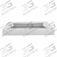 APPROVED VENDOR Disposable Carry-Out Food Container: 3 in Ht, 26 1/2 in Wd, 18 5/8 in Dp, 50 PK (MPN 24253). Key specifications — Brand: APPROVED VENDOR; Material: Paperboard; Microwave Safe: No; Product Type: Window Bakery Box; Shape: Rectangular; Closure Type: Hinged Lid.