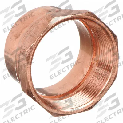 NIBCO Sweat Fitting Adapter: 2 in CTS x 2 in Pipe, Cup x FNPT, Wrot Copper (MPN 903 2) - Drain, Waste & Vent Wrot Copper & Bronze Tube Fittings