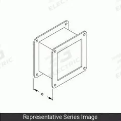 HAMMOND MANUFACTURING Wireway Nipple: 8 in Wd, 4 in_6 in Ht, 6 in Lg, 8 in Ht, Stainless Steel (MPN 1487EM6SS). Key specifications — Brand: HAMMOND MANUFACTURING; Material: Stainless Steel.