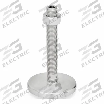 JW WINCO Male-End Leveling Mount: Swiveling Stud, 3/4"-10 Thread Size, 3.94 in - Swivel Male Leveling Mounts