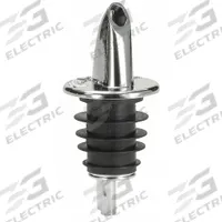 TABLECRAFT PRODUCTS COMPANY Liquor Pourer: Silver, Plastic, 2 3/4 in Overall Ht, No Collar (MPN 670). Key specifications — Material: Plastic; Color: Silver; Brand: TABLECRAFT PRODUCTS COMPANY; Includes: No Collar.
