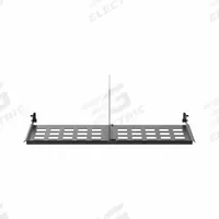 PANDUIT Trunk Slack Plate: Full-Wd, 4 RU, 8 7/8 in Dp, Black Steel, 5 13/16 in Ht, 17 9/16 in Wd (MPN FLEX-PLATE4U). Key specifications — Brand: PANDUIT; For Use With: HD Flex Enclosures; Rack Width Type: Full-Width.