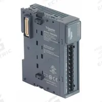 SCHNEIDER ELECTRIC Discrete Output Module: (8) Relay Out (MPN TM3DQ8RG). Key specifications — Manufacturer Part Number: TM3DQ8RG; Power Required: 24V DC; Product Type: Discrete Output Module; Series: M221; Number and Type of Outputs: (8) Relay; Mounting Style: Panel.