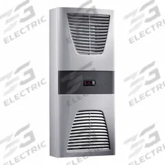 RITTAL Heat Exchanger: Indoor Dust-Tight, Cooling Only, 230 V, 12, Wall Mount, 21.65 in Overall Ht (MPN 3126100). Key specifications — Brand: RITTAL; Mounting Type: Wall Mount; Operation Mode: Cooling Only; Operating Voltage: 230 V.