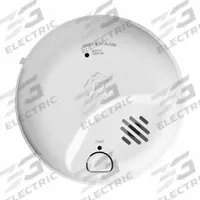 BRK Smoke and Carbon Monoxide Alarm: Carbon Monoxide/Smoke, Removable Battery, Battery Backup, 10 yr (MPN SMICO100). Key specifications — Sensor Type: Ionization; Volume Level: 85 dB @ 10 ft; Battery Size: 9V; Alert Type: Sound; Battery Location: Side; Includes: 9V Battery; Brand: BRK; Detects: Smoke.