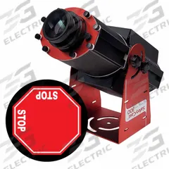 LASERGLOW TECHNOLOGIES Fixed Image Projector: Projector, Lens and Image Template, 300 W, HSV3F204X. Key specifications — Brand: LASERGLOW TECHNOLOGIES; Includes: Power Supply; Watts: 300 W; Legend/Background Color: 2 Way Stop - Adjacent; Manufacturer Part Number: HSV3F204X; Product Type: Projector, Lens and Image Template.
