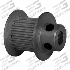 DAYTON Timing Pulley: Modified Curvilinear, Fixed, For GT Timing Belt Section, For 9 mm Belt Wd (MPN 21-2P09-6FA2). Key specifications — Brand: DAYTON; Finish: Clear Anodized; For Belt Series: Powerhouse®.
