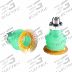 SCHMALZ Vacuum Pad Assembly: Multi-Bellows, 3.5 Folds, G1/8 in Vacuum Port, 43.5 mm Pad Dia, 30/55A (MPN 10.01.06.05595). Key specifications — attr1019136: 10.01.06.05595; attr1019138: SCHMALZ; attr1019139: 30/55A.