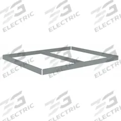 TENNSCO Shelf: 60 in x 48 in, 2,000 lb Load Capacity, Gray, Shelf (MPN ZLES-6048). Key specifications — Includes: (4) Beams; Shelf Configuration: Single Straight; Color: Gray; Frame Material: Steel; Brand: TENNSCO; Frame Finish: Zinc Plated; Product Type: Shelf.