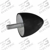 JW WINCO Vibration-Isolating Mount: Conical, Natural Rubber, Male x Non-Threaded Style (MPN 353-20-15-M6-S-55). Key specifications — Isolator Body Material: Natural Rubber.