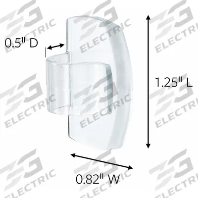 COMMAND Clip: 1 Points per Hook, Clear, 1 in Overall Ht, 13/16 in Overall Wd - Cord Management Adhesive-Backed Hooks
