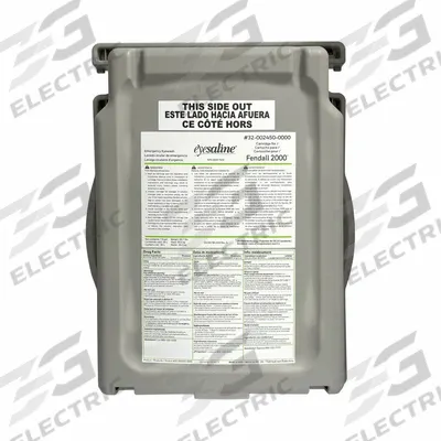 FEND-ALL BY PIP Purified Eyewash Cartridge: 6.9 gal Cap, Fendall, Fendall 2000 - Refills & Water Preservatives for Portable Eyewash Stations