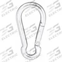 LUCKY LINE PRODUCTS Interlocking Snap: 1 Snaps, 120 lb Working Load Limit, Solid Gate (MPN 4FCE5). Key specifications — Application Restrictions: Not For Lifting; Brand: LUCKY LINE PRODUCTS; Opening Type: Solid Gate.