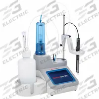 THERMO SCIENTIFIC Titrator: Acid/Base/pH/Potentiometric, 1, 50/60 Hz (MPN 9410200). Key specifications — Calibration Type: Electrode Calibration; Manufacturer Part Number: 9410200; Operating Frequency: 50/60 Hz; Measurement Components Included: Stirrer Probe; Reagent Delivery Method: Automatic; Operating Voltage: 100 to 240V AC; Measurement Method: pH; Brand: THERMO SCIENTIFIC.