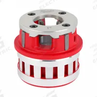 MILWAUKEE Pipe Threading Die Head: 12R, For 1 in Pipe, NPT, Alloy, Right Hand (MPN 48-36-1003). Key specifications — attr530269: NPT; attr530258: Alloy; attr530251: Right Hand; attr530247: MILWAUKEE.