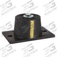 MASON Floor-Mount Vibration Isolator: Neoprene, 2,300 lb Capacity, 2 3/4 in Ht, 4 in Wd, Yellow (MPN 4C995). Key specifications — Brand: MASON; Screw Size: 1/2 in.