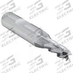 CLEVELAND Square End Mill: High Speed Steel, 4 Flute, 3/8" Mill Dia, 3/4" LOC, 2-1/2" OAL (MPN C42302)
