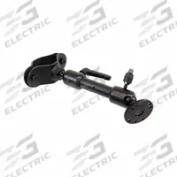 GAMBER-JOHNSON Device Mount: Device Mount, Forklifts, Black, 2 3/8 in Overall Ht (MPN 7160-1531). Key specifications — Product Type: Device Mount; Color: Black; Includes: 6 in Medium Dog-Bone; Features: Mounting Hole Patterns to Mount Countless Docks and Cradles and Other Peripherals; Compatible Vehicle Type: Forklifts.