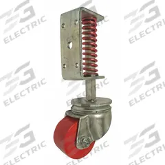 PAYSON CASTERS, INC Side Mount Caster: Swivel, Rubber, 3 in Wheel Dia., 1 7/8 in Wheel Wd, Steel (MPN 882-3UL). Key specifications — Wheel Bearing Type: Roller; Brand: PAYSON CASTERS, INC.