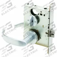 SCHLAGE Door Lockset: Privacy Lever Locksets, Chrome (MPN L9040 17A 626). Key specifications — Ligature Resistance: Not Ligature-Resistant; Brand: SCHLAGE; Lockset Function ANSI Code: F22; Visual Indicator Message: Locked/Unlocked; Lockset Style: L Sparta; ADA Compliant: No; Finish: Satin Chromium-Plated : Forged Brass.