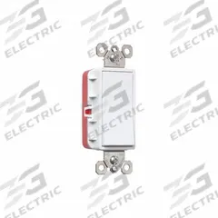 PASS & SEYMOUR Wall Switch: Rocker Switch, 3-Way, Maintained, White, 120/277V AC, 20 A (MPN PT2623W). Key specifications — Brand: PASS & SEYMOUR; Illuminated: No; Voltage Rating: 120/277V AC.