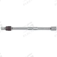 PROTO Socket Extension: 1/4 in Input Drive Size, 1/4 in Output Drive Size, 14 3/32 in Overall Lg (MPN J4763L). Key specifications — attr1204978: Not Insulated; attr1204980: Locking Included; attr1204984: PROTO; attr1204970: Chrome.
