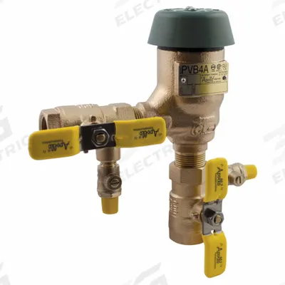 APOLLO Pressure Vaccum Breaker 1 in: 4A505A2F, FNPT x FNPT, For Potable Water Media - Pressure Vacuum Breakers