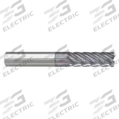 APPROVED VENDOR Corner Radius End Mill: Carbide, nACRo Coated, 6 Flute, 1" Mill Dia - Fast-Cutting Carbide Corner-Radius End Mills for Steel & Cast Iron