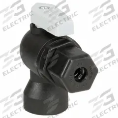 PARKER Manual Two-Way Ball Valve: 1/4 in, Polypropylene, Angle, Sweat x FNPT, Full Port Ball Port (MPN FTPPB4VFE4). Key specifications — Brand: PARKER; Handle: Lever.