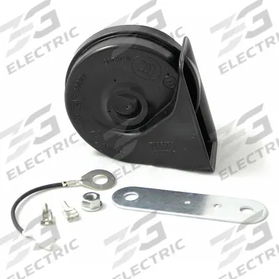 FIAMM Electric Horn: 12V DC, Low Tone, Electric, Black, Unfinished - Electric-Powered Horns