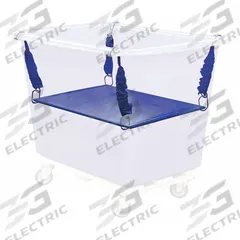 ROYAL BASKET TRUCKS Cube Truck Spring Lift Kit: G20-BBX-PSN, 42 1/2 in x 26 in x 5/8 in, Blue. Key specifications — Color: Blue; Material: Steel Wire Platform with Vinyl Cover; Brand: ROYAL BASKET TRUCKS; Includes: Springs; Manufacturer Part Number: G20-BBX-PSN; For Use With: 22E946.