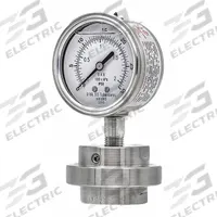 PIC GAUGES Pressure Gauge with Diaphragm Seal: 0 psi to 30 psi, 301L/3JJJ, 2 1/2 in Dial, Glycerin (MPN 301L254C/3JJJ100). Key specifications — Brand: PIC GAUGES; Gauge Case Liquid: None; Seal Fill Liquid: Glycerin; Seal Lower Housing Material: 316 Stainless Steel; Accuracy: ±2-1-2%; Gauge Wetted Parts: Stainless Steel.