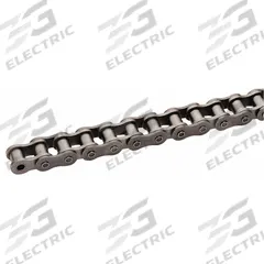 TSUBAKI Roller Chain: Stainless Steel, Single Strand, 08B, 1/2 in Pitch, 10 ft Overall Lg (MPN RS08BSS). Key specifications — Pin Construction: Riveted Pin; Brand: TSUBAKI.