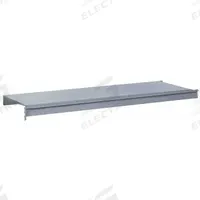 LYON Bulk Storage Rack: 96 in x 48 in x 3 5/8 in, 14 ga Beams, Steel, 1,650 lb Load Capacity (MPN DD66028). Key specifications — Decking Material: Steel; Frame Finish: Powder Coated; Frame Material: Steel; Color: Dove Gray; Includes: Solid Steel Decking; Brand: LYON.