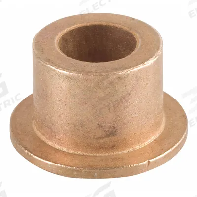 BUNTING BEARINGS Flanged Sleeve Bearing: Bronze, 5/8 in Bore, 3/4 in OD, 1 in Lg - Temperature-Resistant Metallic Flanged Sleeve Bearings