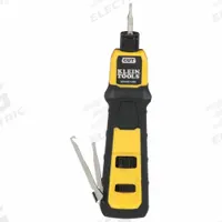 KLEIN TOOLS Punch Down Tool: 66/110, Reversible/Terminate/Cut, Blade/Built-In Hook/Spudger/Tool (MPN VDV427-300). Key specifications — attr510658: 66; 110; attr511270: Terminate/Cut; attr511274: Built-In Hook/Spudger; attr511277: Punch Down Tool; attr511272: Cushion; attr511279: Punch Data Cables; attr542228: Bayonet Style.