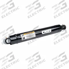 CHIEF Welded Hydraulic Cylinder: 2 in Bore Dia., 48 in Stroke Lg, 58 in Retracted Lg, 1,610 lb (MPN 207396). Key specifications — attr95618: Double Acting; attr98893: CHIEF.