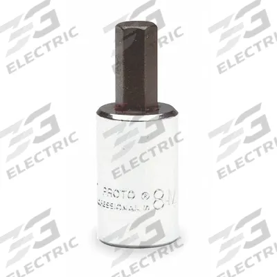PROTO Socket Bit: 3/8 in Drive Size, Hex Tip, 1/4 in Tip Size, 1 13/16 in Overall Lg - Hex Bit Sockets