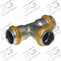 APOLLO Crimp Tee Fitting: 3/4 in Pipe x 3/4 in Pipe x 3/4 in CTS Size, HNBR, SmartPress (MPN 123456863). Key specifications — Brand: APOLLO; Series: SmartPress.