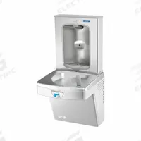 OASIS Drinking Fountain with Bottle Filler: On-Wall, 8 gph @ 50°F, Touchless Sensor, Stainless Steel (MPN PG8EBFT STN). Key specifications — Brand: OASIS; Housing Material: Stainless Steel; Filter Access: Top Panel Access; Housing Finish: Stainless; Chilling Capacity: 8 gph @ 50°F; Housing Color: Silver.