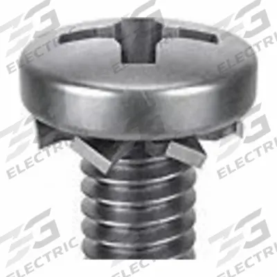 SEMS Screw: External Tooth, M5x0.80 Thread Size, 8 mm Lg, Stainless Steel, Passivated - Machine Screws with External Tooth Lock Washers