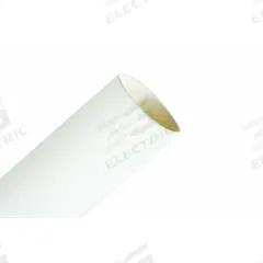 3M Heat Shrink Tubing: 0.5 in I.D. Before Shrinking, 0.25 in I.D. After Shrinking, 4 ft Lg, 100 PK (MPN FP-301-1/2-White-4'-Bulk). Key specifications — Color: White; Brand: 3M.