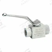 PARKER High Pressure Hydraulic Ball Valve: Not Lockable, 6.73 in Handle Lg, Two-Way Ways, Delrin, BV (MPN BVHP12SSS1V). Key specifications — Brand: PARKER; Manufacturer Part Number: BVHP12SSS1V; Ball Seal Material: Delrin; Handle Lockability: Not Lockable; Shaft Seal Material: Fluorocarbon; Series: BV; Port Connection: #12 SAE O-Ring Boss.