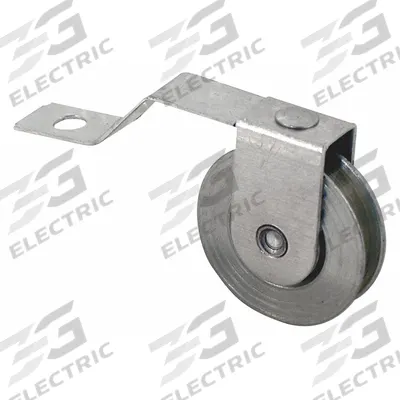PRIME-LINE Tension Spring Roller: Tension Spring Roller, 5 13/32 in Overall Ht, Unfinished - Screen Door Hardware