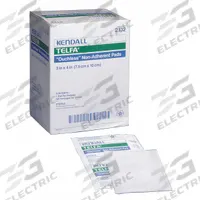 COVIDIEN Non-Stick Pad: 4 in Dressing Lg, 3 in Dressing Wd, Non-Sterile, 100 PK (MPN KTFP019643). Key specifications — Water Resistance: Not Water Resistant; Unitized: Unitized; Manufacturer Part Number: KTFP019643; Product Type: Non-Adherent Pad; Sterility: Non-Sterile; Brand: COVIDIEN; Fastener Included: Fastener Not Included; Includes Fastener: No Fastener.
