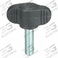 KIPP Hand Knob: Wing, Plastic w/ Steel Thread, M6 Thread, 20 mm Thread Lg, 28 mm Dia (MPN K0274.006X20). Key specifications — Brand: KIPP.